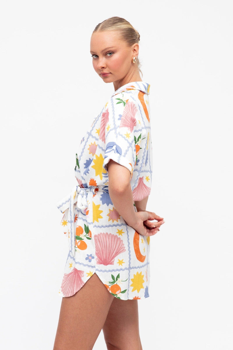 PAPER HEART Costa Mini Shirt Dress DRESSES