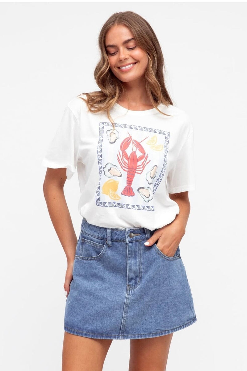 PAPER HEART Lobster Tee TOPS