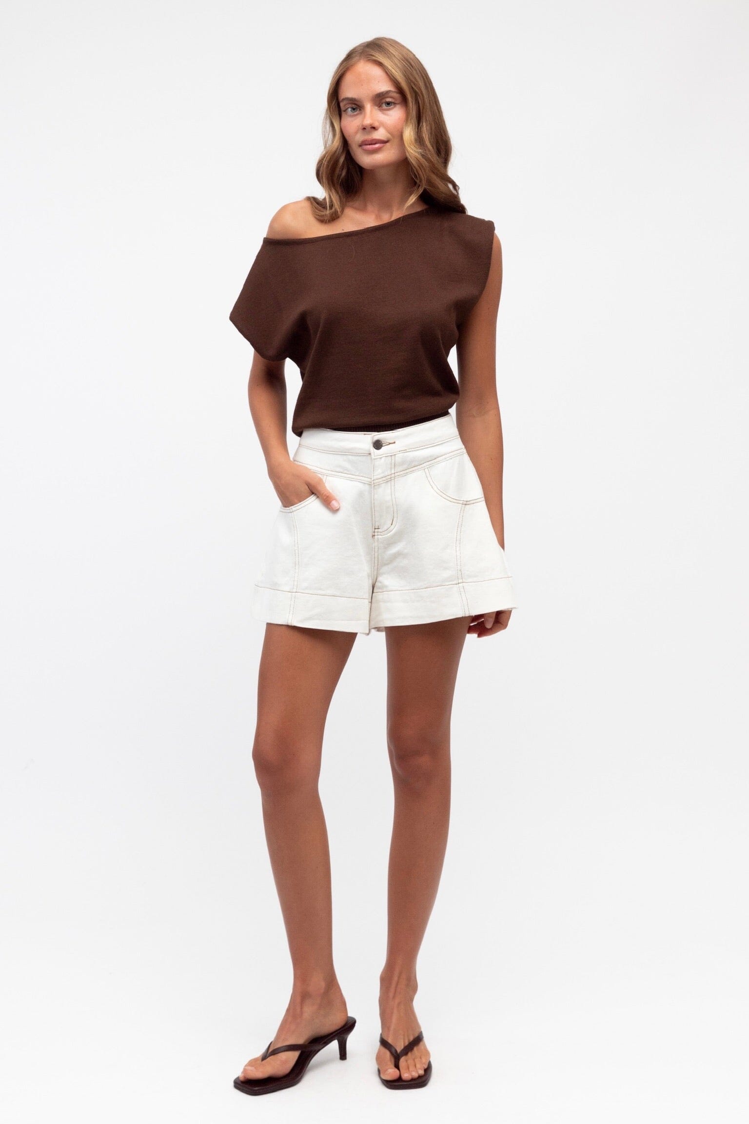 PAPER HEART Ness Asymetrical Top TOPS