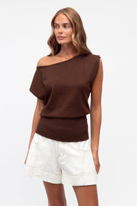 PAPER HEART Ness Asymetrical Top TOPS