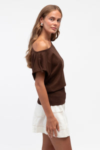 PAPER HEART Ness Asymetrical Top TOPS