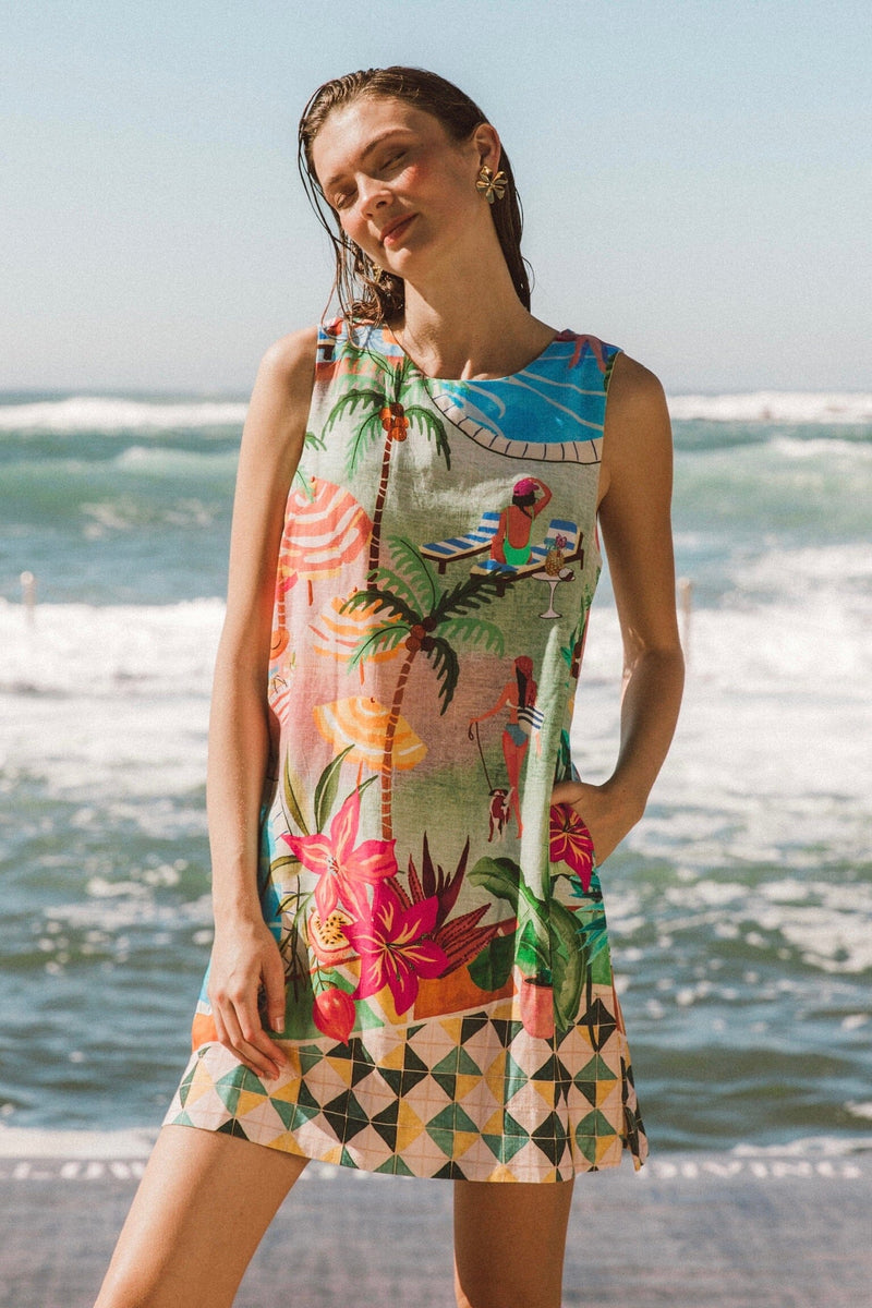 PAPER HEART Poolside Mini Dress DRESSES