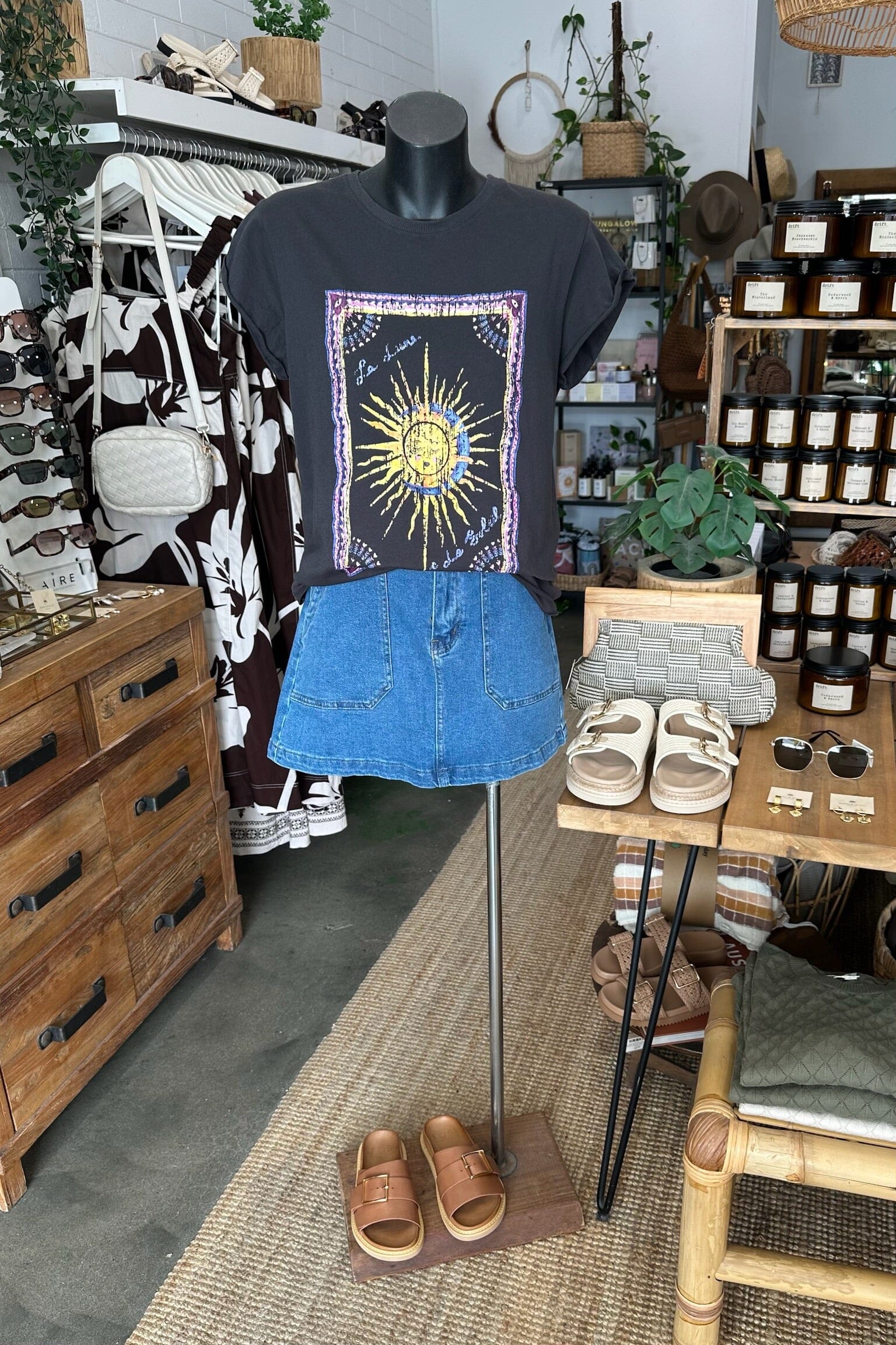 PAPER HEART Soleil Vintage Tee TOPS