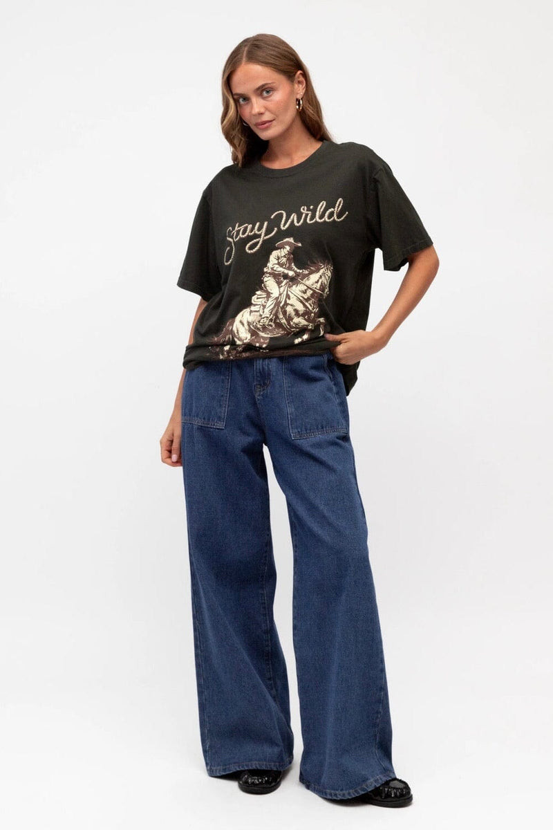 PAPER HEART Stay Wild Tee TOPS