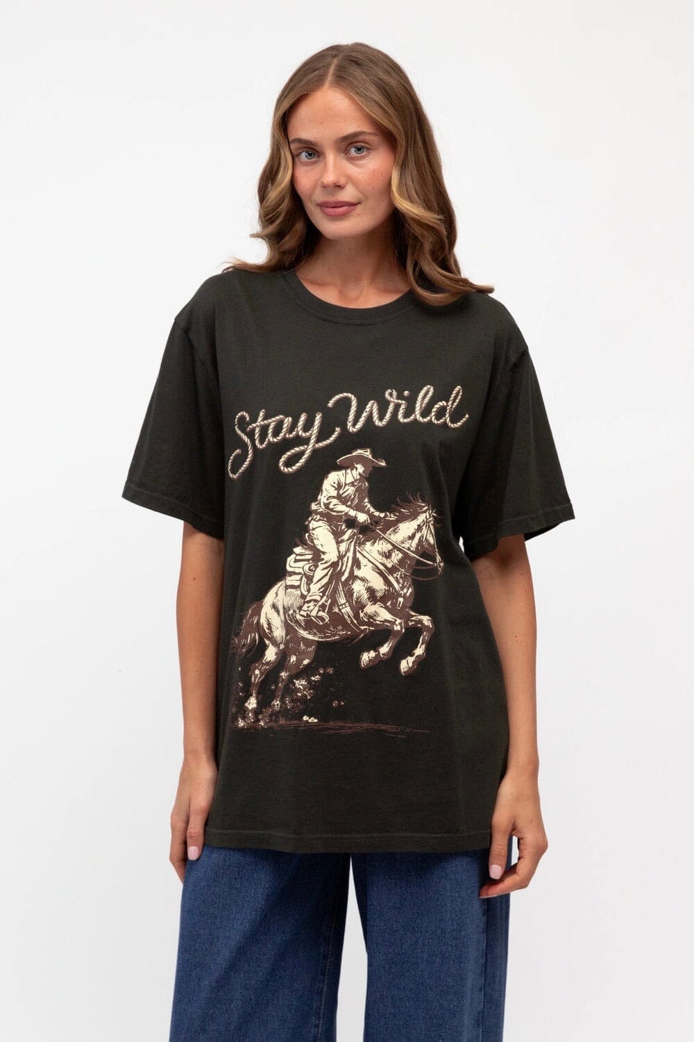 PAPER HEART Stay Wild Tee TOPS