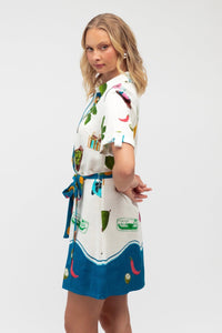 PAPER HEART Tropical Vacay Shirt Dress DRESSES