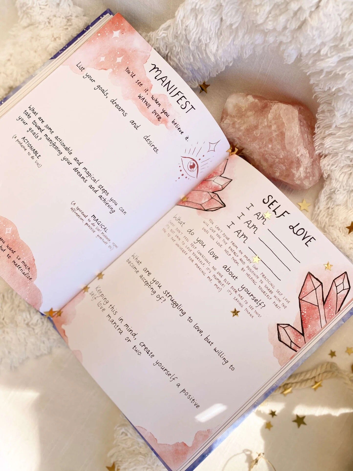 PASS AROUND THE SMILE Positive Guidance Journal - Gold HOME & LIFESTYLE