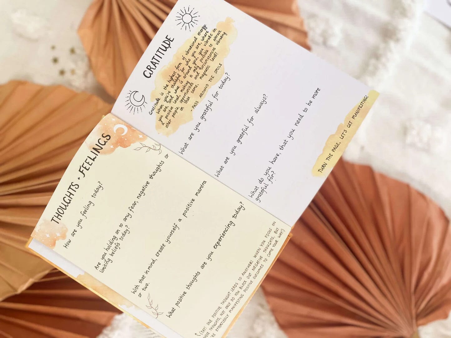 PASS AROUND THE SMILE Positive Guidance Journal - Gold HOME & LIFESTYLE