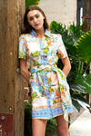 PRIMROSE THE LABEL Amalfi Mini Shirt Dress DRESSES