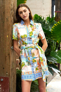 PRIMROSE THE LABEL Amalfi Mini Shirt Dress DRESSES