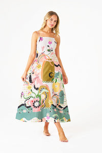 PRIMROSE THE LABEL Caiden Midi Dress DRESSES