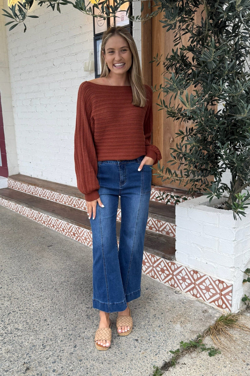 RUNAWAY HEART Carrie Knit Top KNITS