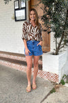 RUNAWAY HEART Zeta Shirt - Chocolate TOPS
