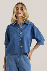 SASS CLOTHING Perri Denim Shirt TOPS