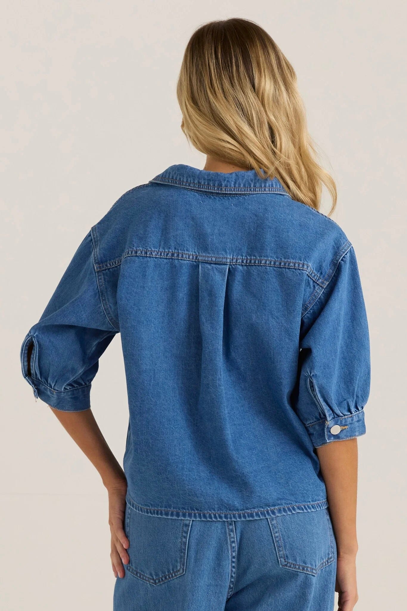 SASS CLOTHING Perri Denim Shirt TOPS