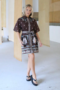 SHAREEN COLLECTIONS Aurora Shirt Dress DRESSES