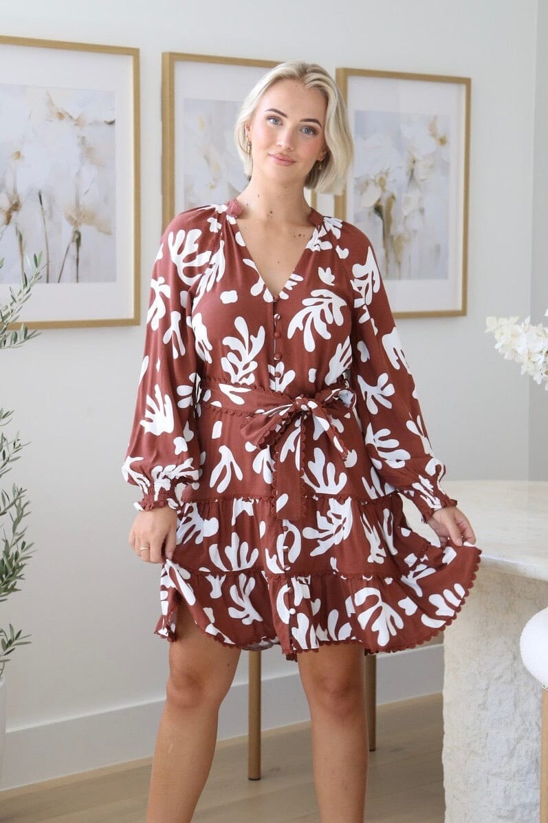 SHAREEN COLLECTIONS Soraya Mini Dress DRESSES