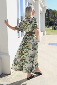 SHAREEN COLLECTIONS Tropical Paradise Midi Dress DRESSES