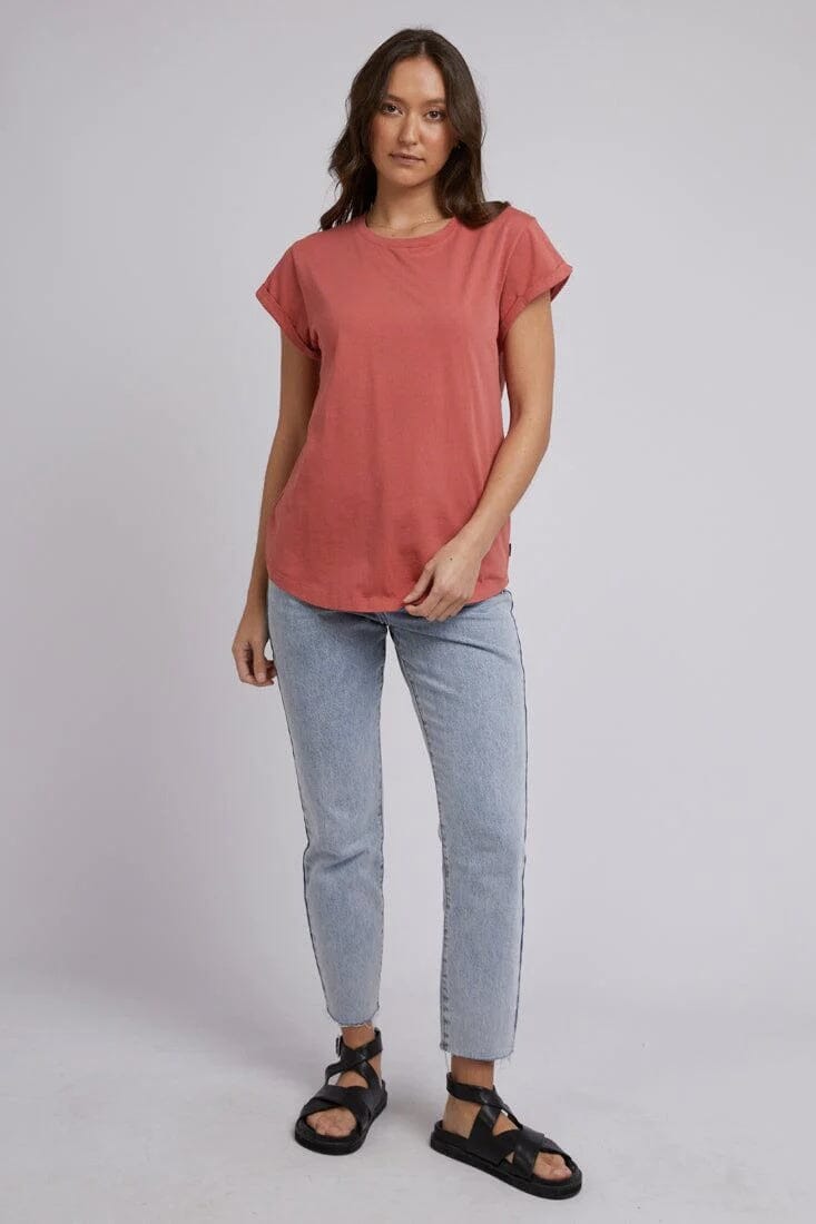 Silent Theory Lucy Tee - Terracotta TOPS