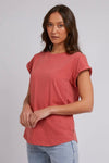 Silent Theory Lucy Tee - Terracotta TOPS