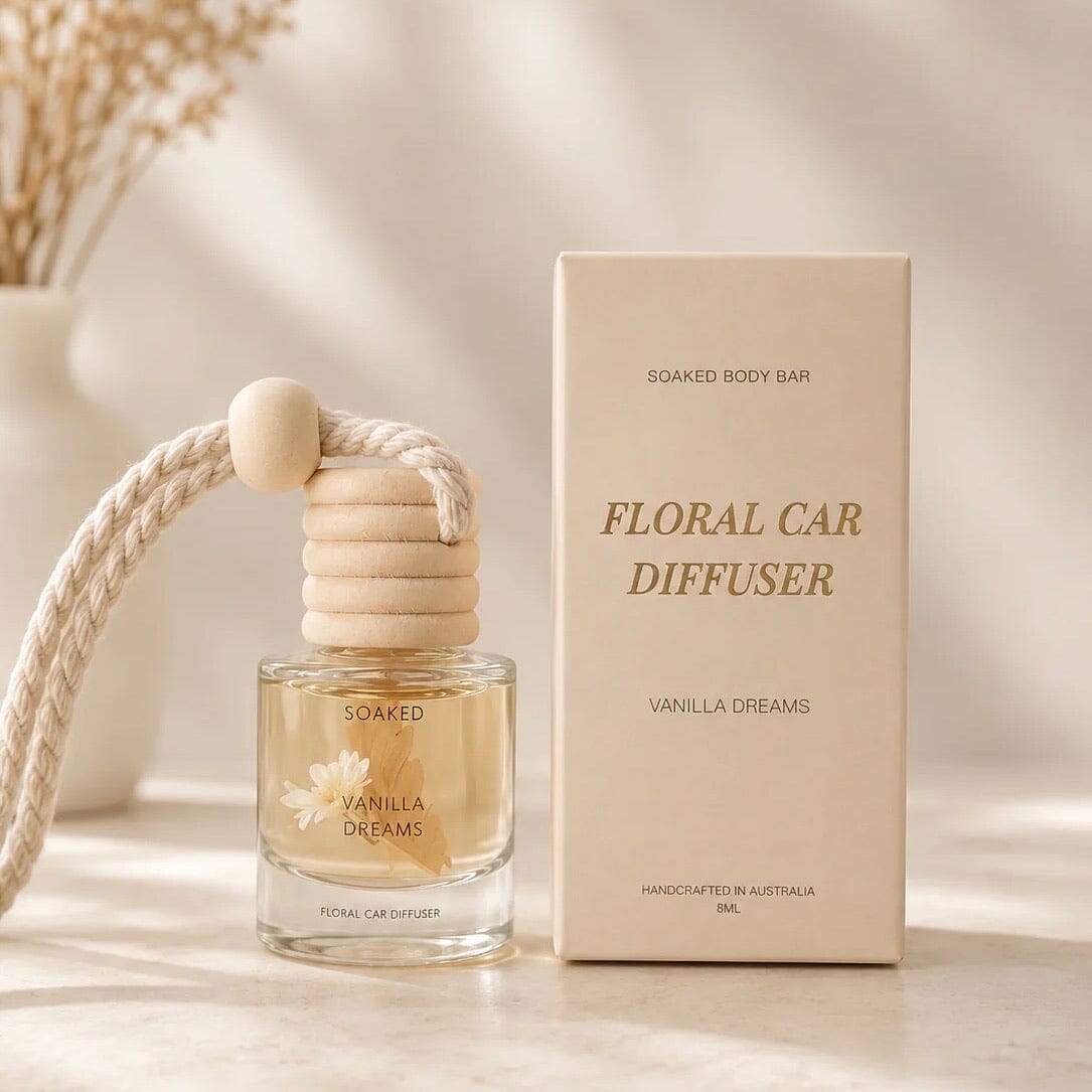 SOAKED BODY BAR Car Diffuser - Vanilla Dreams HOME & LIFESTYLE