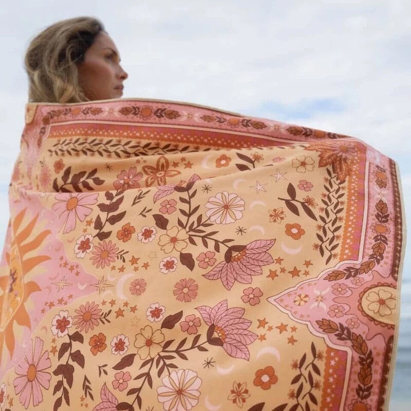 SOMERSIDE Boho Sun Sand Free Beach Towel HOME & LIFESTYLE