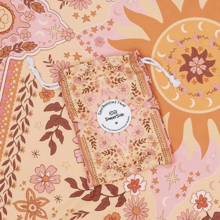 SOMERSIDE Boho Sun Sand Free Beach Towel HOME & LIFESTYLE