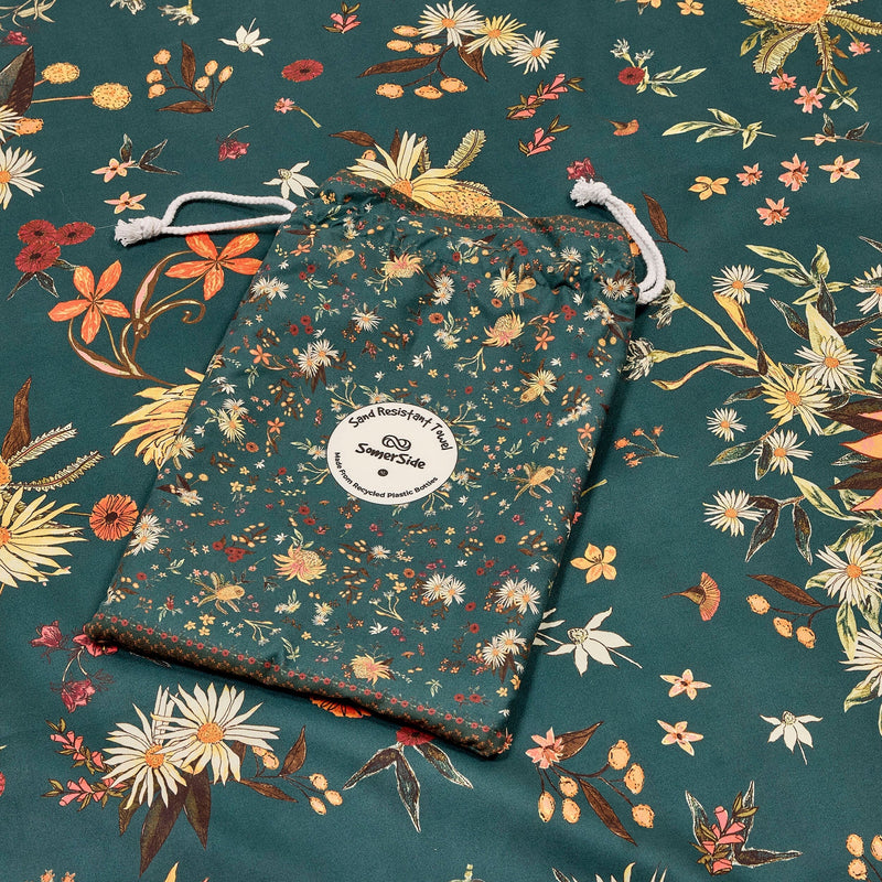 SOMERSIDE Native Botanical Sand Free Beach Towel HOME & LIFESTYLE