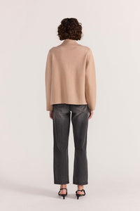 STAPLE THE LABEL Aiden Cropped Coatigan JACKETS