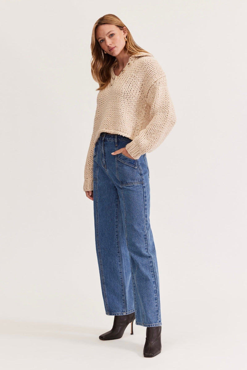 STAPLE THE LABEL Alita Denim Jeans BOTTOMS