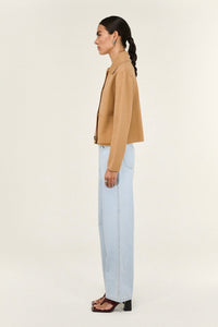 STAPLE THE LABEL Aura Knit Jacket - Caramel JACKET