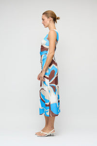 STAPLE THE LABEL Cielo Mesh Midi Dress DRESSES