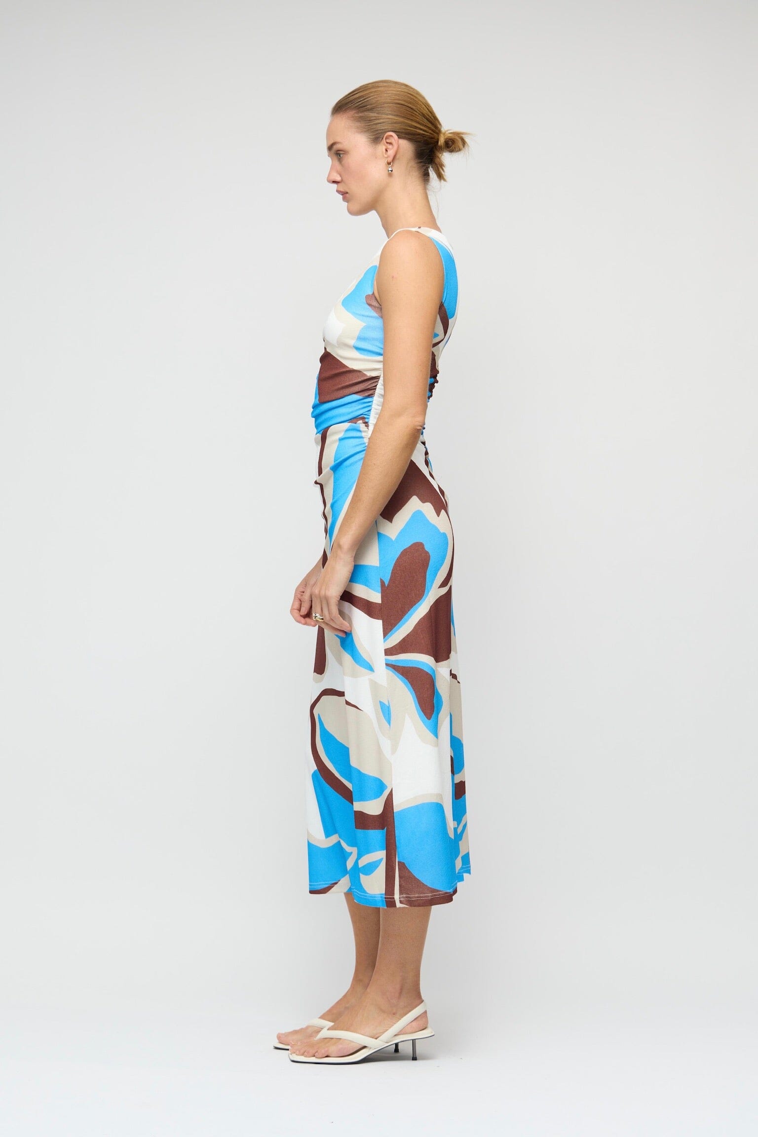 STAPLE THE LABEL Cielo Mesh Midi Dress DRESSES