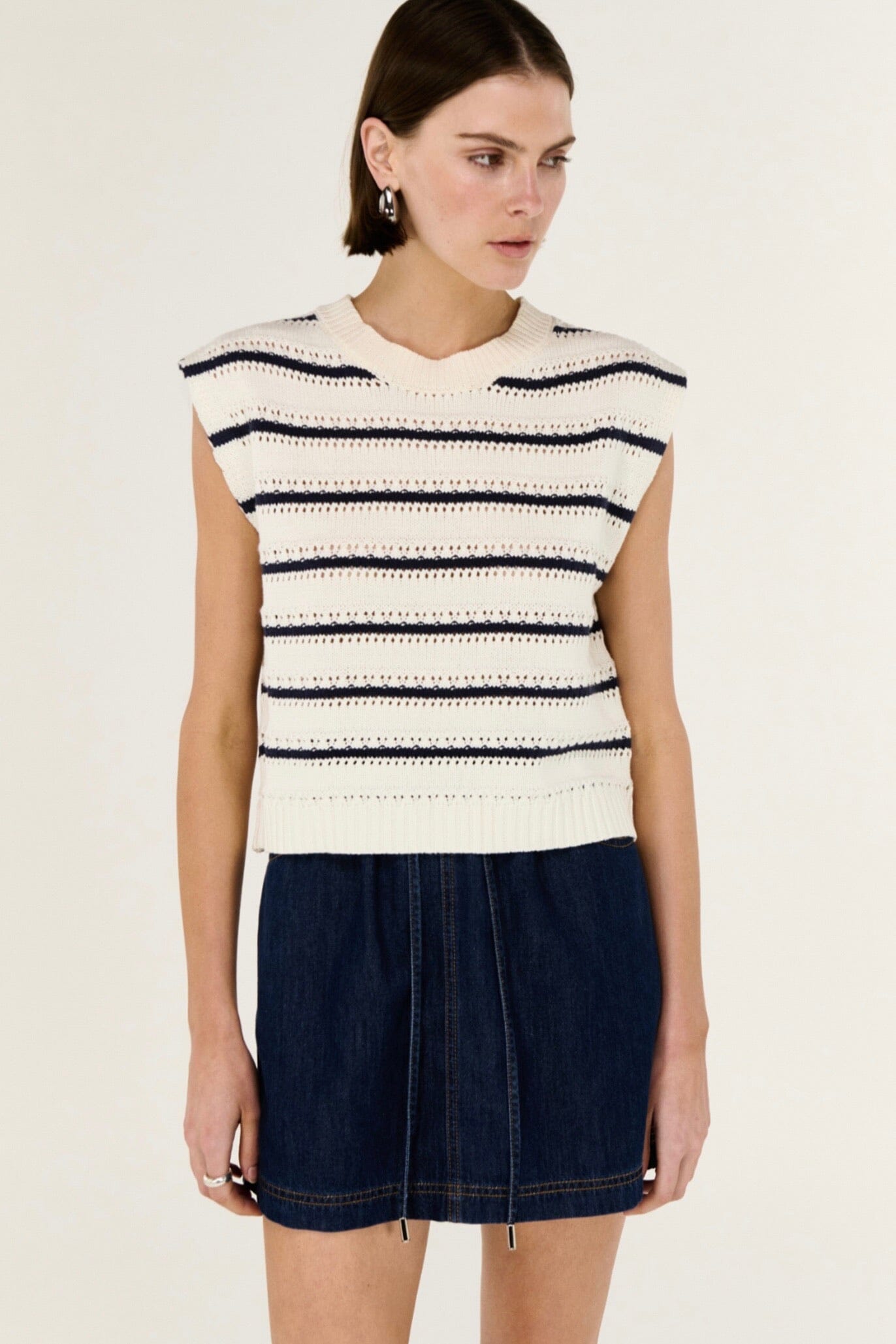 STAPLE THE LABEL Darcy Knit Tank TOPS