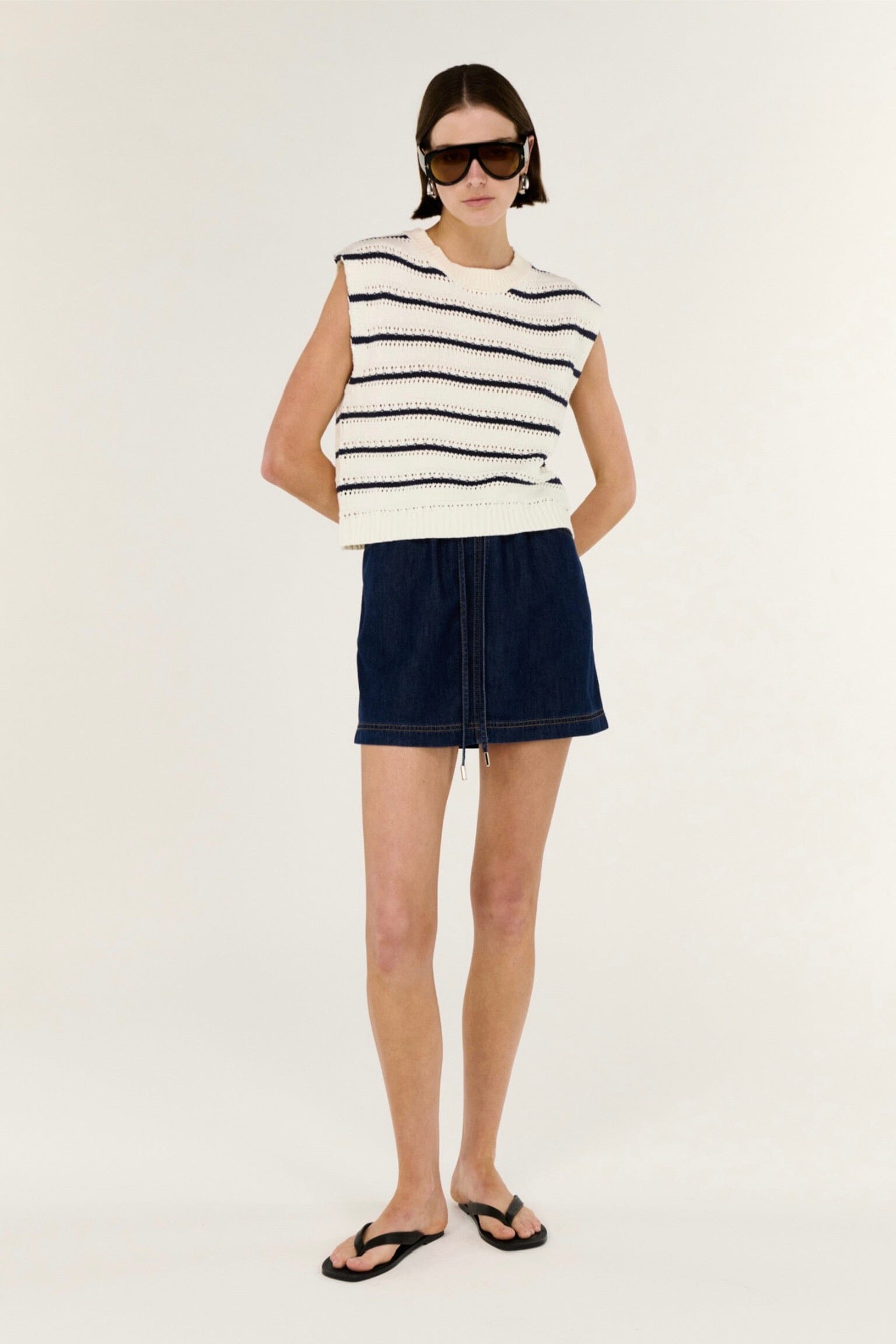 STAPLE THE LABEL Darcy Knit Tank TOPS