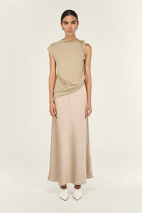 STAPLE THE LABEL Dusk Bias Maxi Skirt BOTTOMS