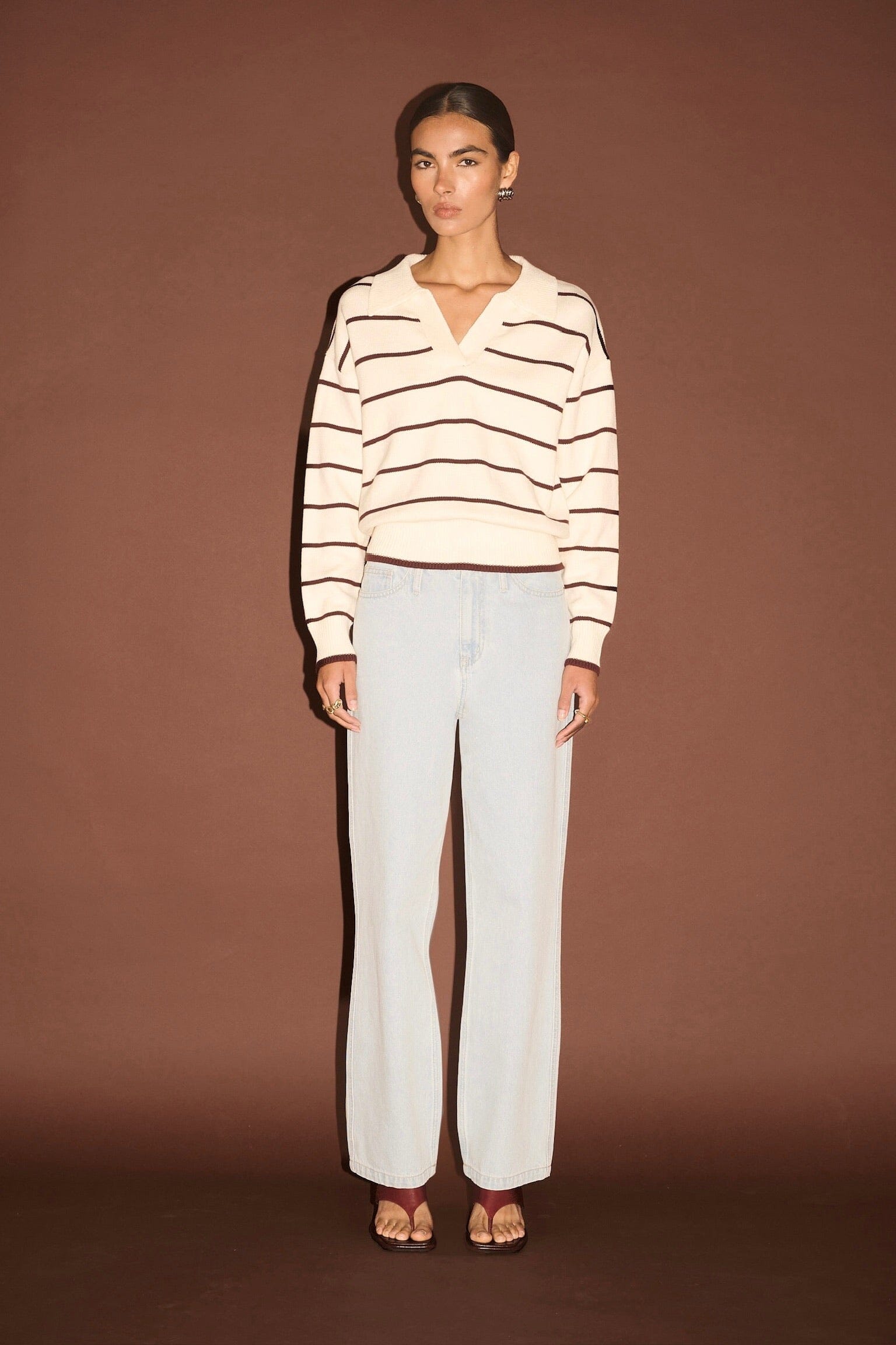 STAPLE THE LABEL Elara Polo Jumper TOPS