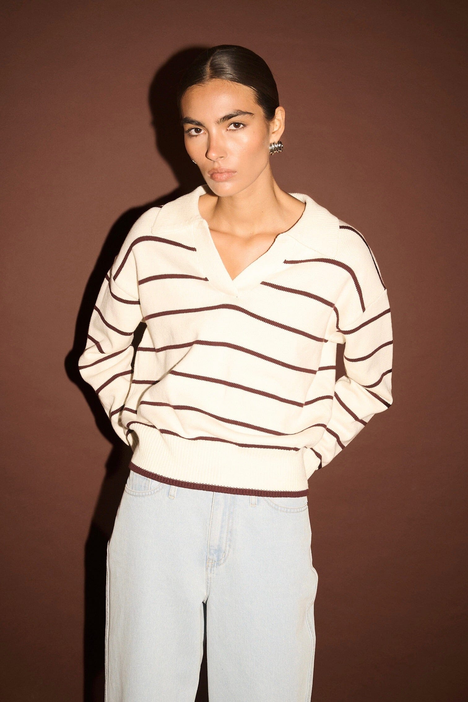 STAPLE THE LABEL Elara Polo Jumper TOPS