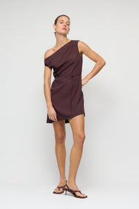 STAPLE THE LABEL Elira Asym Mini Dress DRESSES