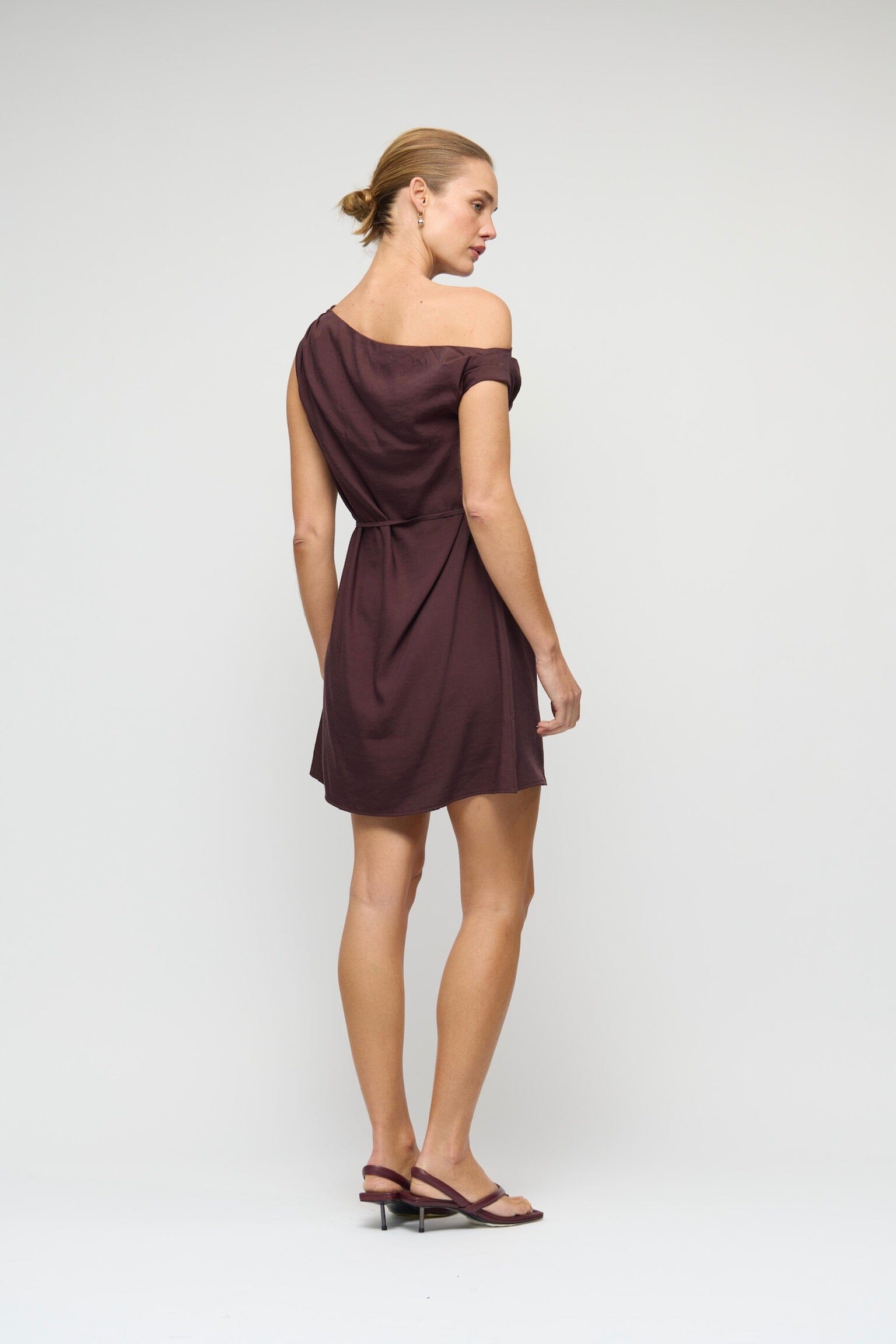 STAPLE THE LABEL Elira Asym Mini Dress DRESSES