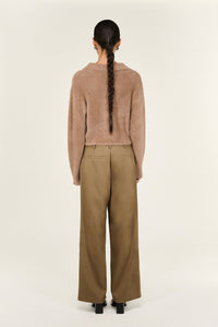 STAPLE THE LABEL Ember Fluffy Polo Jumper KNITS