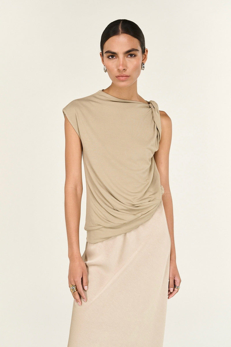 STAPLE THE LABEL Eva Twist Detail Top TOPS