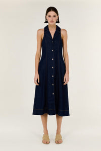 STAPLE THE LABEL Lea Denim Midi Dress DRESSES