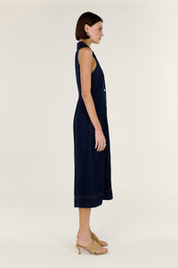 STAPLE THE LABEL Lea Denim Midi Dress DRESSES