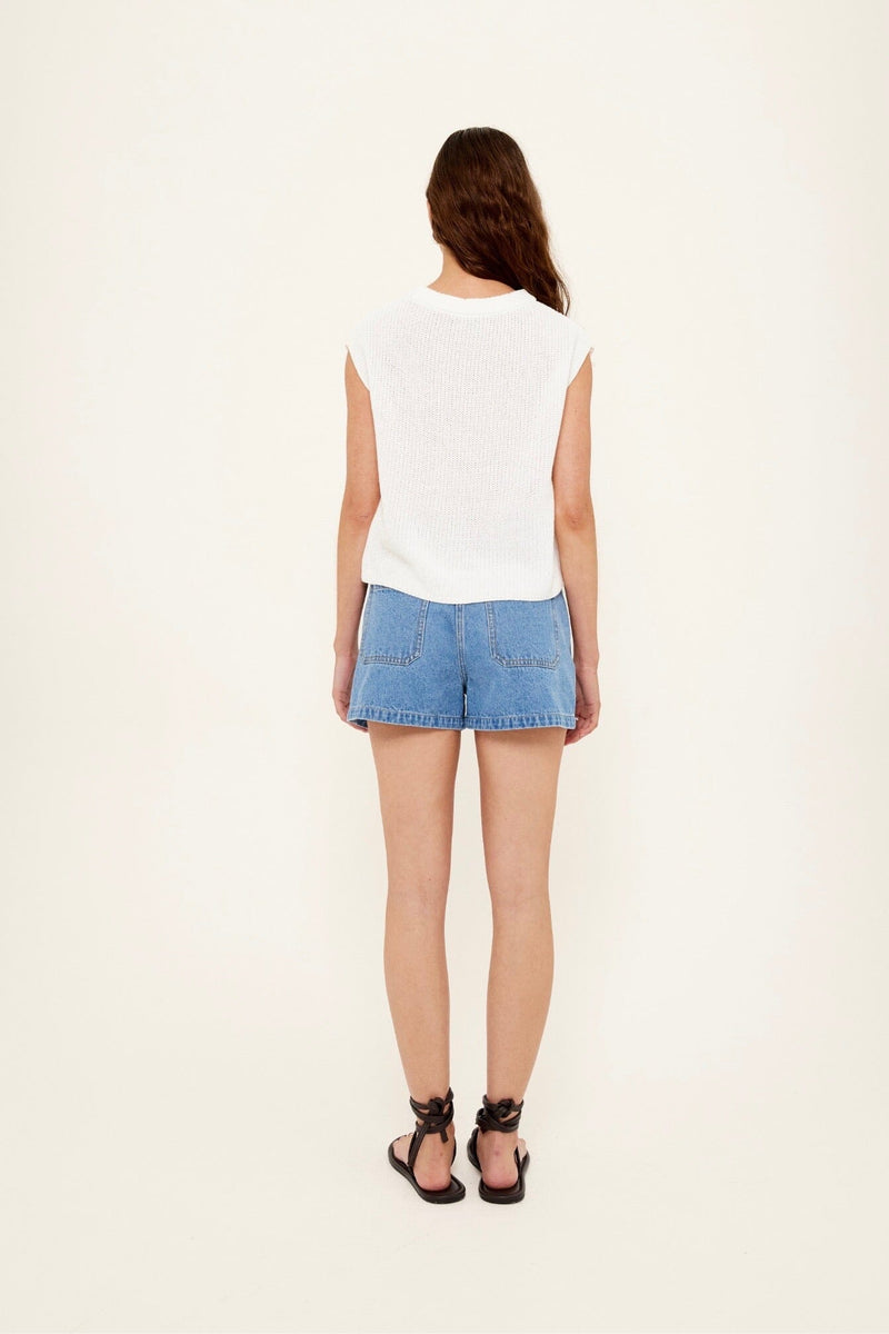 STAPLE THE LABEL Noa Denim Shorts BOTTOMS