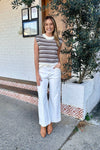 STAPLE THE LABEL Palmer Stripe Knit Tank TOPS
