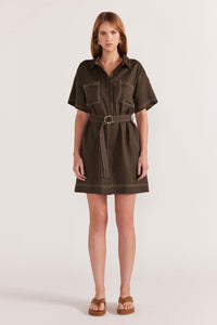 STAPLE THE LABEL Saskia Mini Shirtdress DRESSES