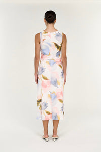 STAPLE THE LABEL Valea Mesh Midi Dress DRESSES