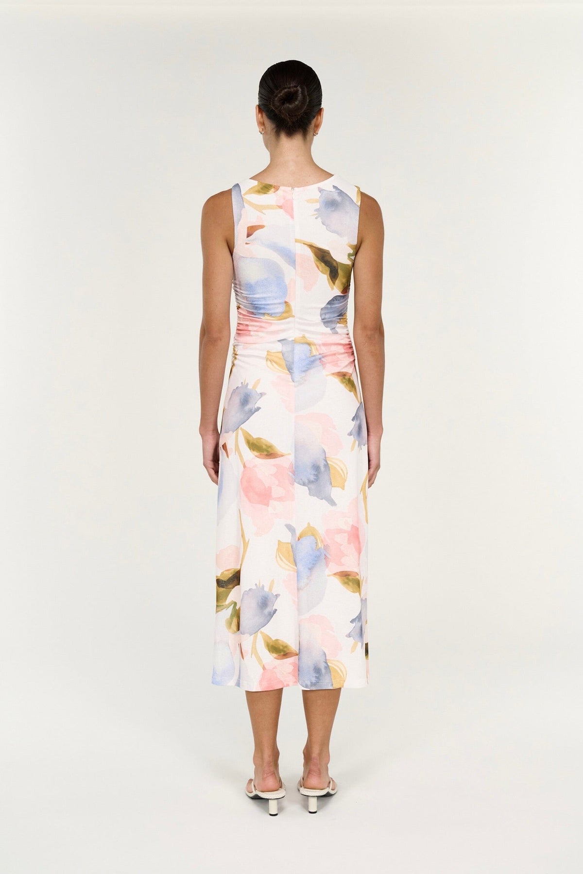 STAPLE THE LABEL Valea Mesh Midi Dress DRESSES