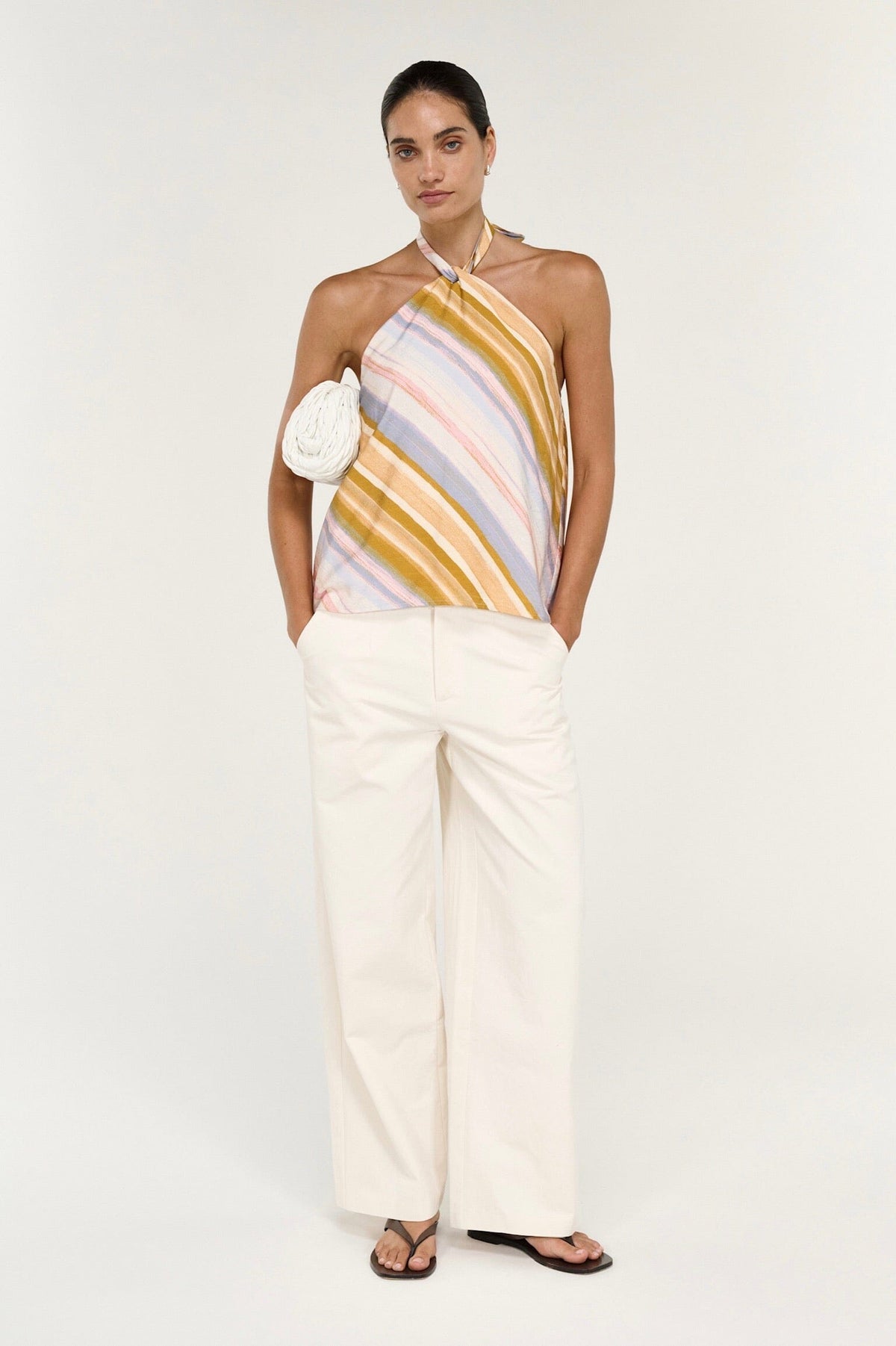 STAPLE THE LABEL Veda Halter Top TOPS